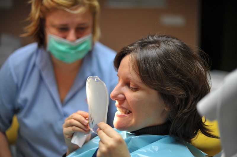 Gummy Smile Correction Using Bone Contouring and Ceramic Crowns